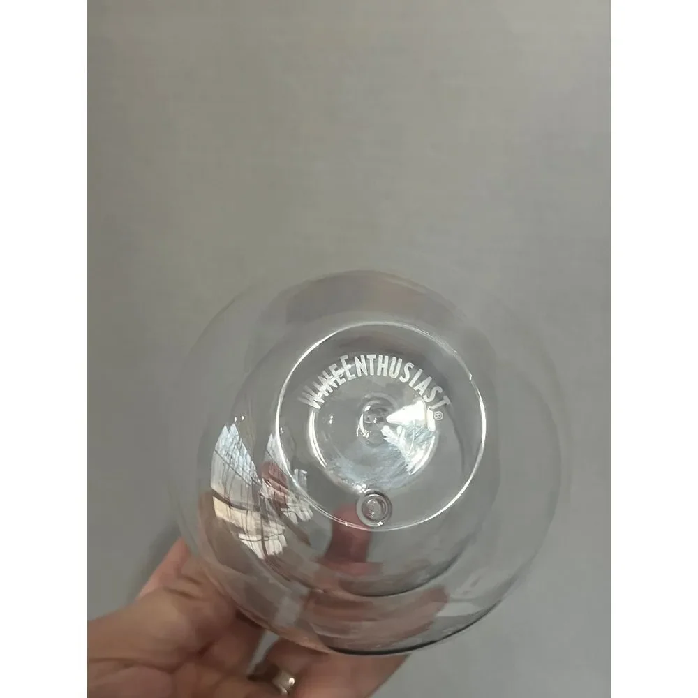 Wine Enthusiast Double Wall Aerating‎ Wine Glasses Set of 4 Borosilicate Glass